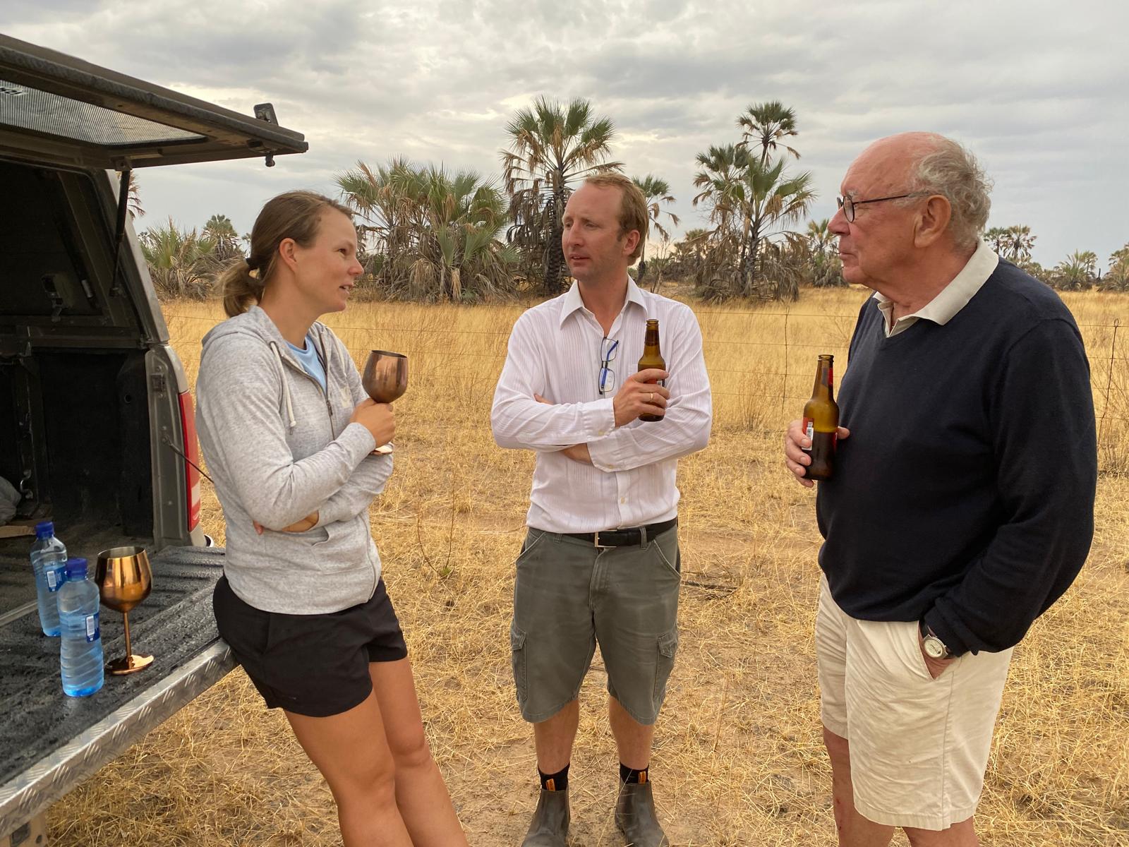 Peter zu Gast auf Farm Okamutombe